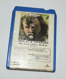 Kris Kristofferson, Me and Bobby McGee, Monument, GRT, M 8044-30817, 8 Track - Foto 1 di 3