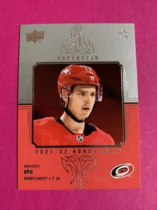 🐶 2021-22 Upper Deck Honor Roll Sebastian Aho #HR-29 - Carolina Hurricanes - Picture 1 of 2