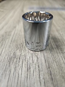 Craftsman 18 MM Metric Socket, 3/8 Inch Drive #CMMT44312 Brand New W/O Box - Foto 1 di 4
