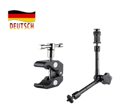 11 Zoll Magic Arm mit Super Clamp Kamera Klemme Halterung Magic Arm für Kamera - Bild 1 von 4