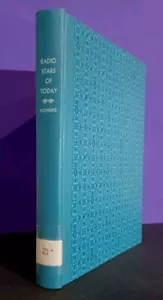 RARE BOOK-RADIO STARS OF TODAY 1937 1st Edition Previous Library Book Hardcover - Imagen 1 de 15