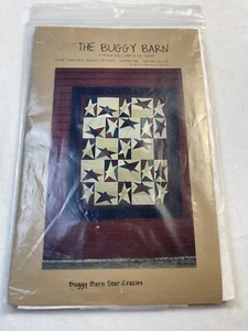THE BUGGY BARN Star Crazies Version 1 & 2 Quilt Applique Pattern - Picture 1 of 4