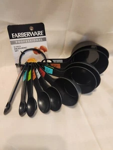 Farberware Professional Measuring Cup And Measuring Spoon Set Plastic 10 Piece.  - Picture 1 of 5