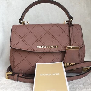 Michael Kors Extra Small Ava Crossbody Dusty Rose bag Retail Price $180 - Picture 1 of 12