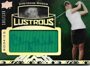 Cheyenne Woods 2014 Upper Deck Lustrous 101 /135 Rookie Autograph - Picture 1 of 2