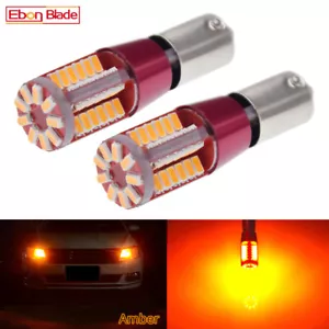 2Pcs BAX9S H6W LED Car Lights 150° Pins Indicator Side Marker Turn Signal Bulbs - Picture 1 of 6