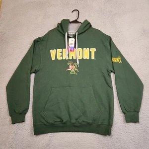 Vermont Catamounts Hoodie Sweatshirt Unisex Large Green & Gold NWT$50 - Picture 1 of 9