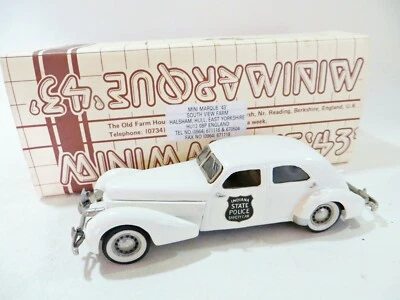 MINI MARQUE 43 MM43 10a 1936 CORD WESTCHESTER 810 SEDAN INDIANA POLICE CAR. 1:43 - Image 1 of 4