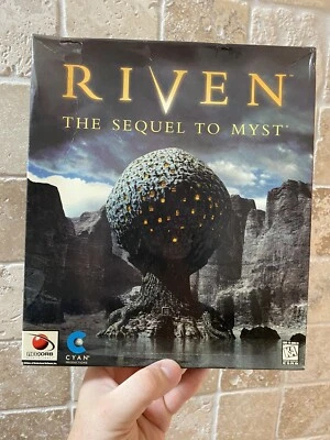 Riven The Sequel To Myst (Big Box PC / Mac Computer Game)  SEALED - Image 1 of 4