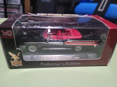 Coche Road Signature Collectibles negro/rojo 1958 Edsel Citation escala 1:43 nuevo en caja Foto 1 de 2