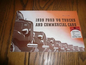 1939 Ford V-8 Trucks & Commercial Cars Sales Brochure - Vintage - Picture 1 of 10