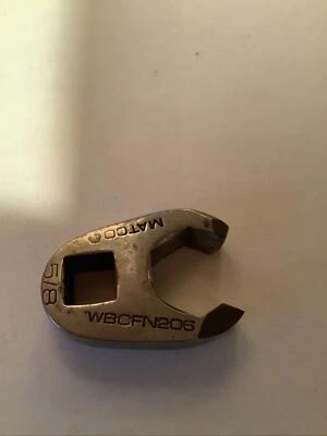 MATCO TOOLS SAE FLARE NUT CROWFOOT 3/8 Drive Wrench 5/8” WBCFN206 - Image 1 of 3
