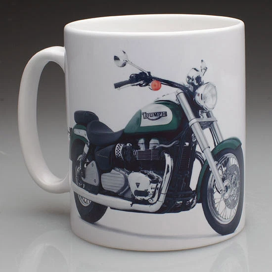 TRIUMPH AMERICA MUG (GREEN)  (#39) - Imagem 1 de 1