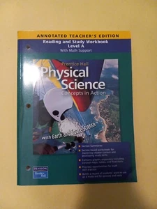 Pearson Physical Science Concepts In Action Reading And Study Workbook Level A - Picture 1 of 4