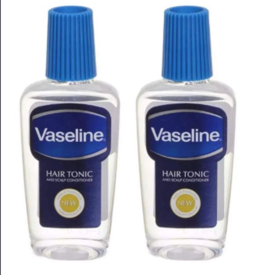 2 X VASELINE HAARTONIKUM UND KOPFHAUTSPÜLUNG ZUSÄTZLICHER SCHUTZ NEU ÖL 100ml