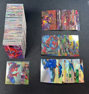 1995 Flair Marvel Annual: Complete Set /w Inserts + Binder - Near Mint / Mint - Picture 1 of 20