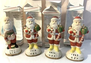 Santa Figurine “1935, 1943” Ceramic Christmas USA - Picture 1 of 4