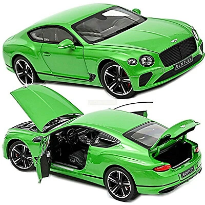 Bentley Continental Gt Coupè 2018 Apple Verde Metallico 1:18 Norev - Immagine 1 di 3