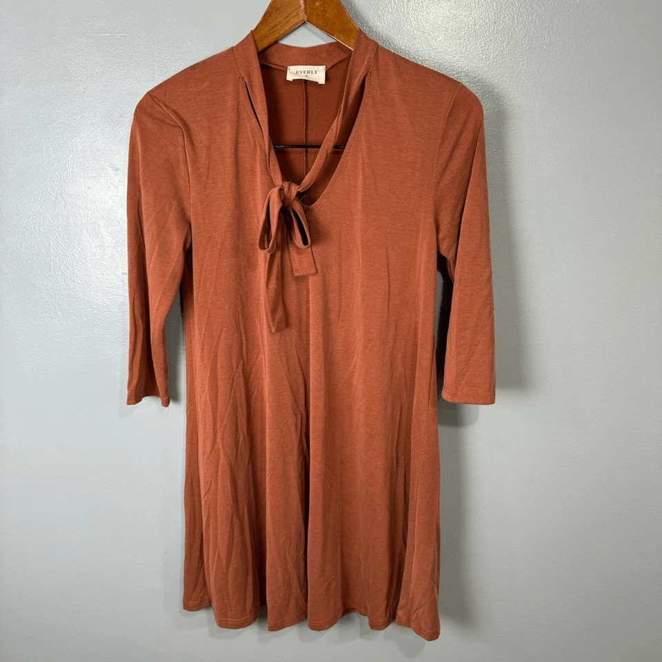 Vestido vaquero Everly para mujer talla S modal elástico # C668 Foto 1 de 4