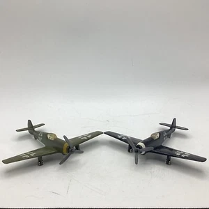(2) Dyna Flites Messerschmitt A123 Green & Black German WWII Military Aircrafts - Picture 1 of 15