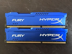 Kingston Fury HyperX 16GB (2x8GB) DDR3-1333 PC3-10600 Heatsink Desktop RAM - Picture 1 of 3