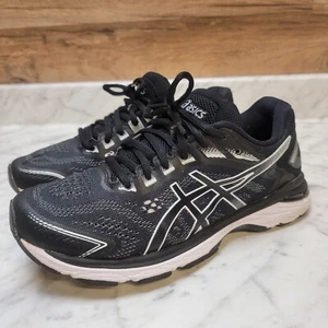 Asics Shoes Womens GT 2000 7 Sneakers Size 6.5 Black White Running Walking - Picture 1 of 9