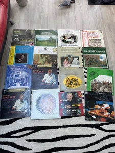 Mozart classical vinyl record collection classical music albums 12” records LPs  - Picture 1 of 16
