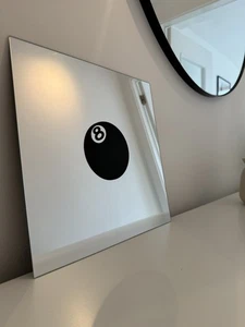 Maßgefertigte 8 Ball Sneaker Spiegel Streetwear Hypebeast Zimmer trendige Deko Geschenk - Bild 1 von 3