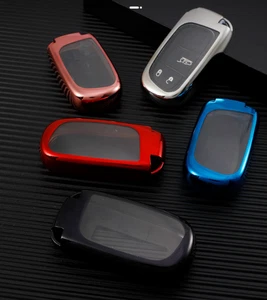 Soft TPU Remote Smart Key Fob Shell Cover Case For Jeep Chrysler Dodge 2011-up - Bild 1 von 20
