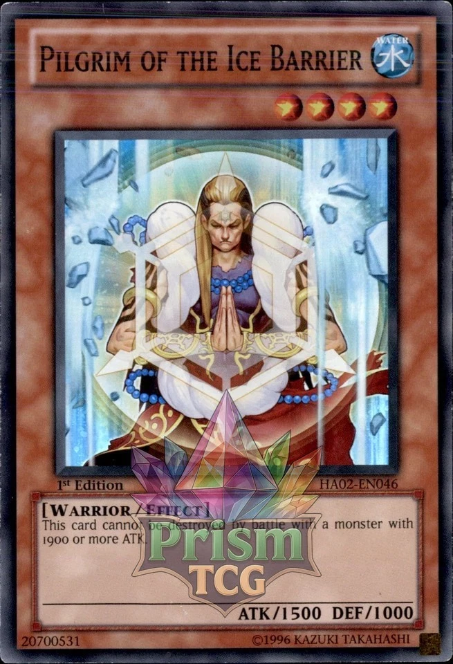 1st ed Pilgrim of the Ice Barrier super rare HA02-EN046 Yugioh - Image 1 of 1