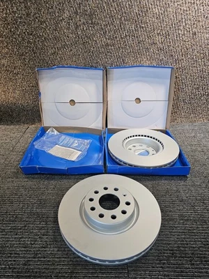 (QTY 2) Ate Brake Products SP25158 Front Disc Brake Rotor for Audi, Volkswagen - Image 1 of 4