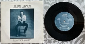 Julian Lennon - Too Late For Goodbyes (1984) 7" vinyl single 1984 - FREE POST UK - Picture 1 of 1