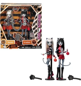 Monster High Boo-Paquete de 2 teléfonos con ronroneo y ronroneo Creeproducción Original EN MANO - Imagen 1 de 4