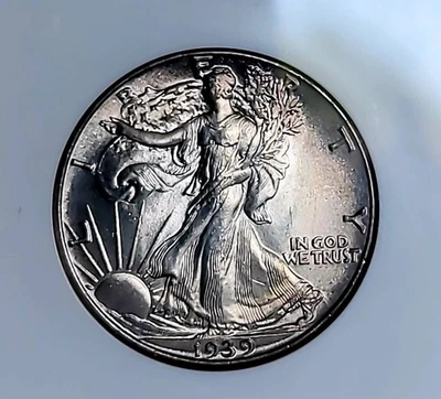 1939 50c Silver Half Dollars Liberty Walking  MS-67 - Image 1 of 4