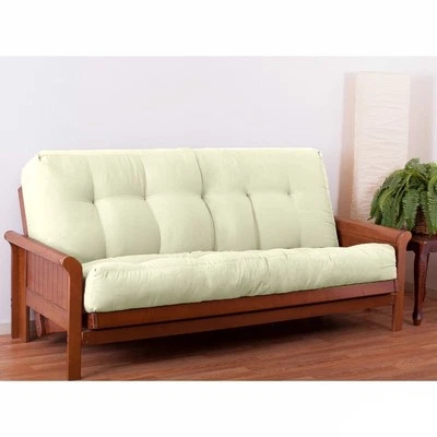 Colchón futón de sarga de 9 pulgadas de grosor (doble, completo o queen) Foto 1 de 4