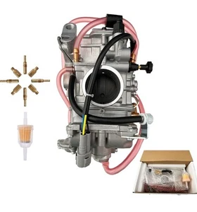 Carburador de carburador para Yamaha YFZ450 YFZ 450 2004-2009 MX FCR extensión plana - Imagen 1 de 10