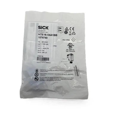 SICK HTE18-V4A1BB 10-30VDC Photoelectric Sensor - NEW - Image 1 of 4