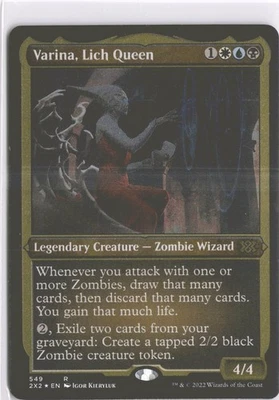 MTG Varina, Lich Queen (549) *Etched Foil* Double Masters 2022 MT/NM Free Ship - Image 1 of 2