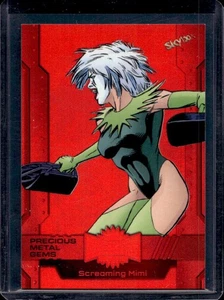 2024 Skybox Metal Universe Marvel Avengers Screaming Mimi Precious Gems Red /100 - Picture 1 of 2