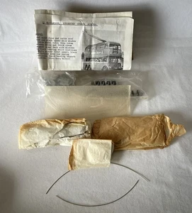 Kit Trolebús Vintage Escala OO 4mm Metal Blanco MODELOS PIRATAS Q1 #262 - Imagen 1 de 12