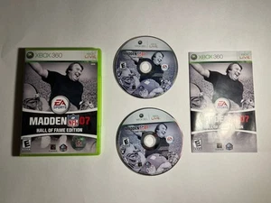 Madden NFL 07 Hall of Fame Edition Microsoft Xbox 360 Tested and Working - Picture 1 of 6