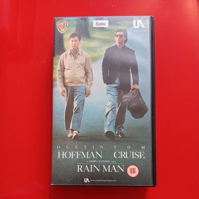 Rain Man VHS Dustin Hoffman Tom Cruise Video TESTED - Image 1 of 3