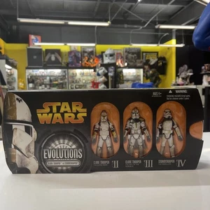 Star Wars Evolutions Clone Trooper to Storm Trooper 2005 Hasbro EP II III IV Nuevo - Imagen 1 de 9