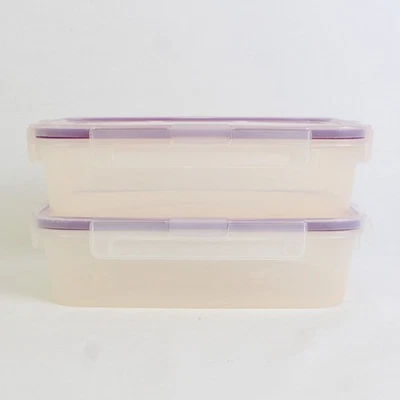 Set of 2 Snapware 4-Cups Clear Plastic Food Storage Containers - Image 1 of 4