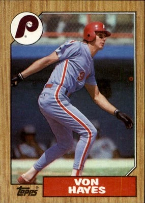 1987 Topps #666 Von Hayes - NM - Image 1 of 2