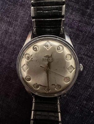 Gruen Precision Airflight Watch w/ Jump Hour - Image 1 of 3