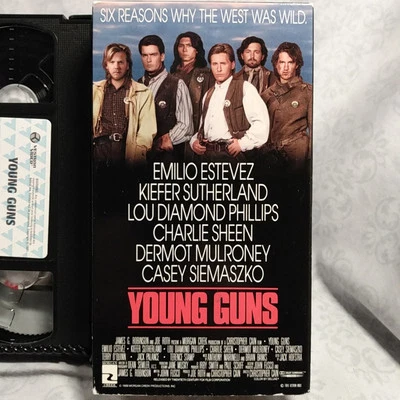Young Guns VHS 1988, 2001 Lou Diamond Phillips Foto 1 de 3