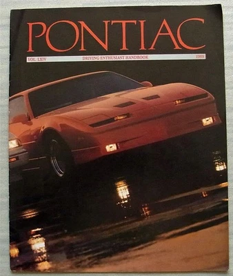 Folleto de venta de autos Pontiac 1989 EE. UU. SUNBIRD Grand Prix FIREBIRD Grand Am LE MANS Foto 1 de 4