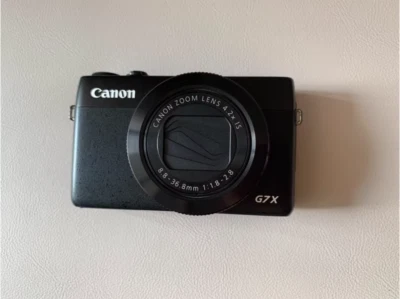 Canon PowerShot G7X Black 20.2MP Digital Cam Easy Carry EngMenu SD Card Included - Image 1 of 4