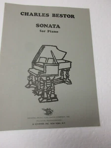 Charles Bestor Sonata Piano Solo Sheet Music General Music Publishing Company - Picture 1 of 3